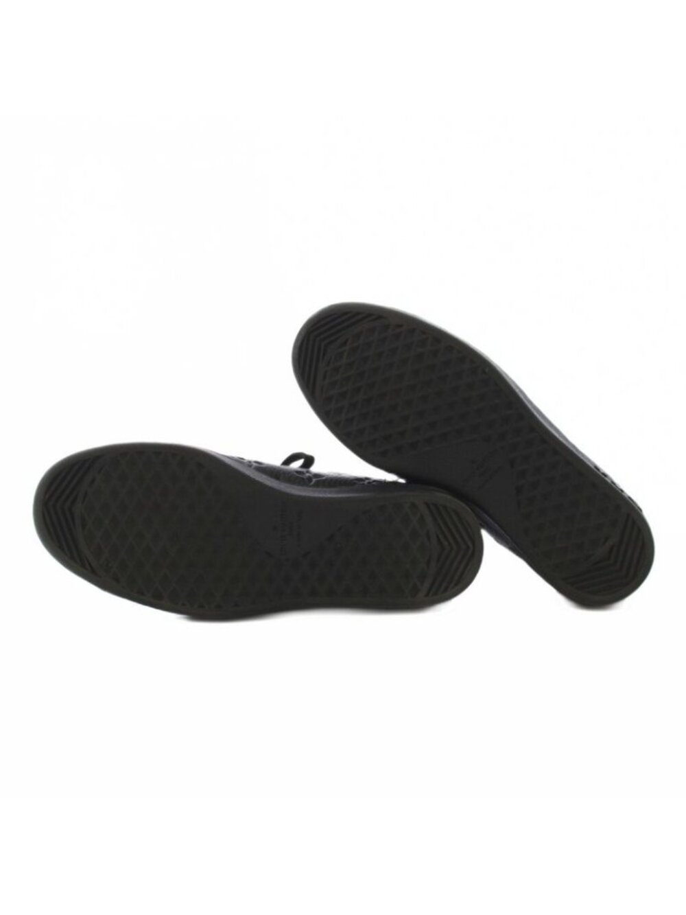 Louis Vuitton Luxembourg Line Monogram Eclipse Sneakers Shoes Leather 7 Black YT - Picture 6 of 8
